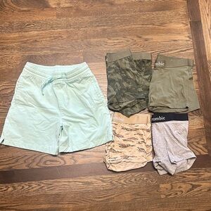 Men's Light Green Shorts and Boxer Briefs Set